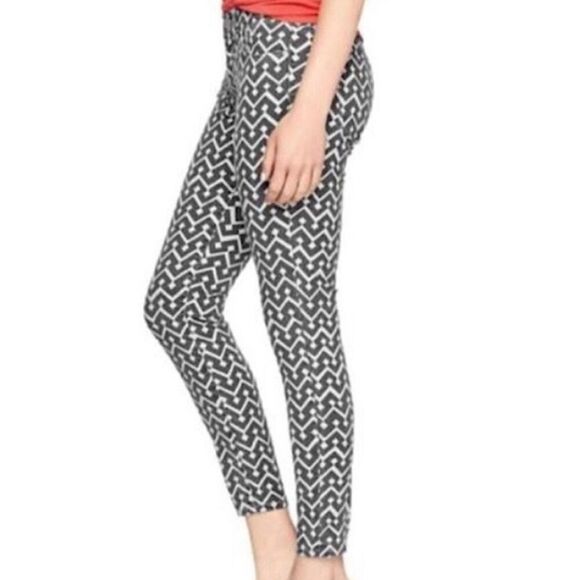 NWT GAP 1969 Mid-rise Legging Skimmer Jeans (Geometric Black/White) - 25P - Picture 2 of 11